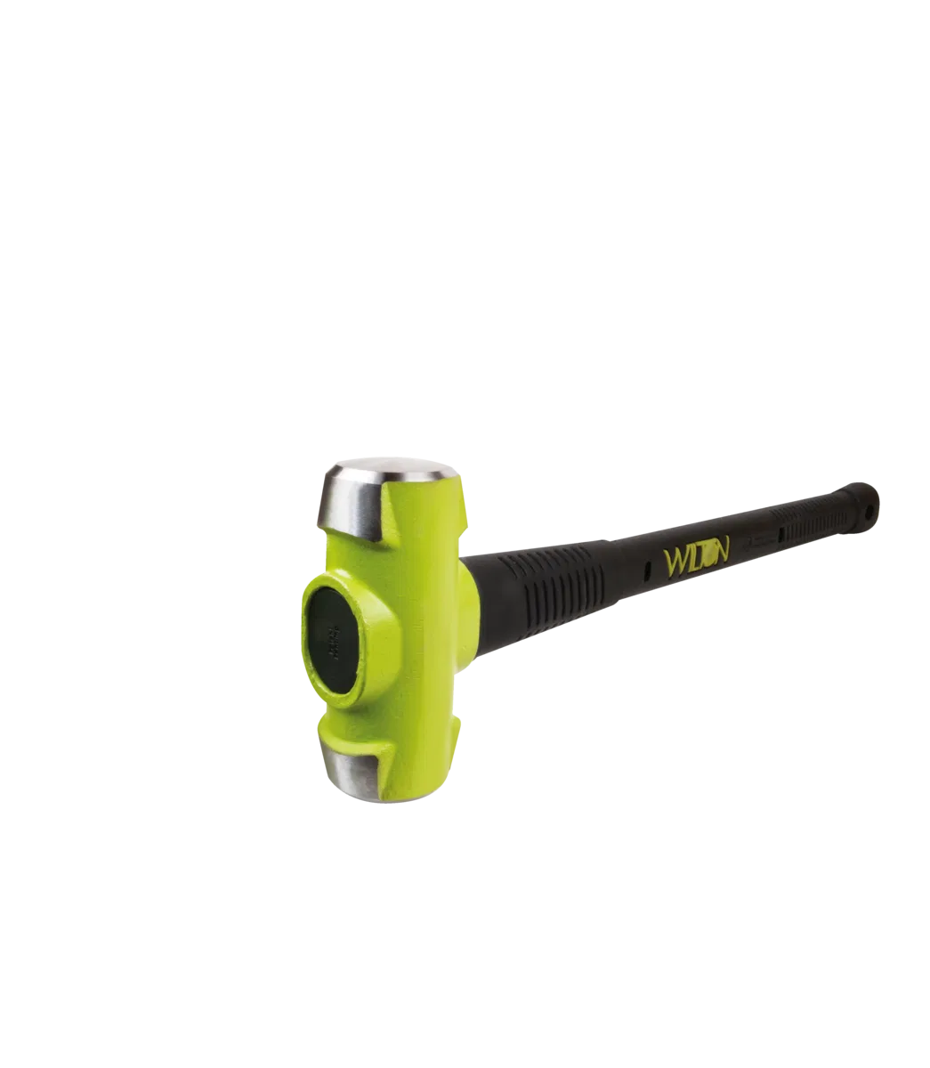 21230 – WILTON TOOLS Hammer, Sledge 12 Pound Weight 2-1/4 Inch Face Diameter 30 Inch Handle Length Drop Forged Steel ...